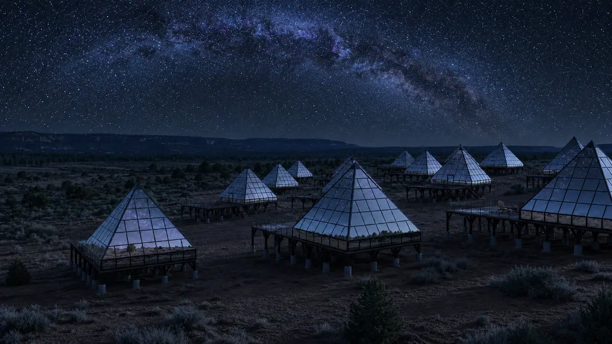 Milky Way over the dark-sky reserve